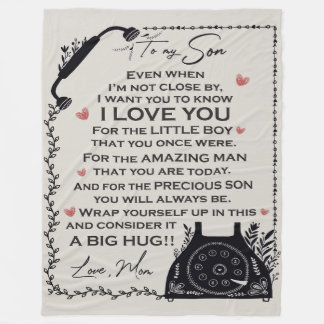 Cobertor De Velo Para o meu filho, presente para o filho