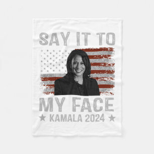 Cobertor De Velo Para O Meu Rosto Kamala Harris Para O Presidente 2