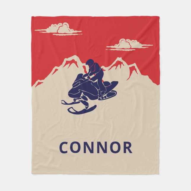 Cobertor De Velo Para Snowmobile Graphic Personalizados (Frente)