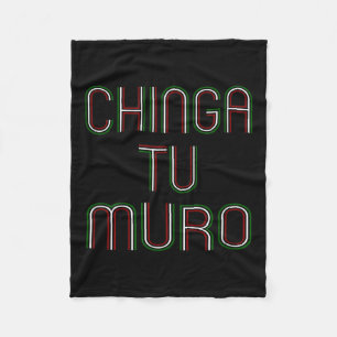 Cobertor De Velo Para Sua Parede Chinga Tu Muro Camisa Anti Trump