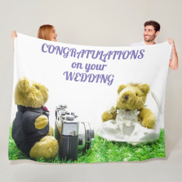 Cobertor De Velo PARABÉNS pelo seu casamento