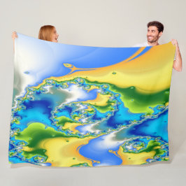 Cobertor De Velo Paradise Atoll Fleece Blanket