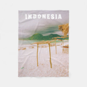 Cobertor De Velo Paraíso Tropical de Lombok Indonésia Impressão