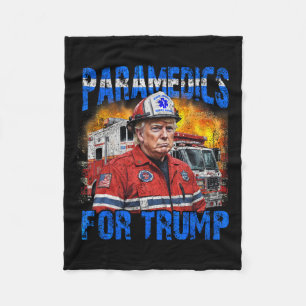 Cobertor De Velo Paramedico Para Bombeiro Engraçado Trump