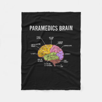 Cobertor De Velo Paramédicos Cérebro Medicina EMT EMS Primeiro Médi