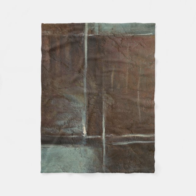 Cobertor De Velo Parede de tijolos Vermelho e Cinza (Frente)