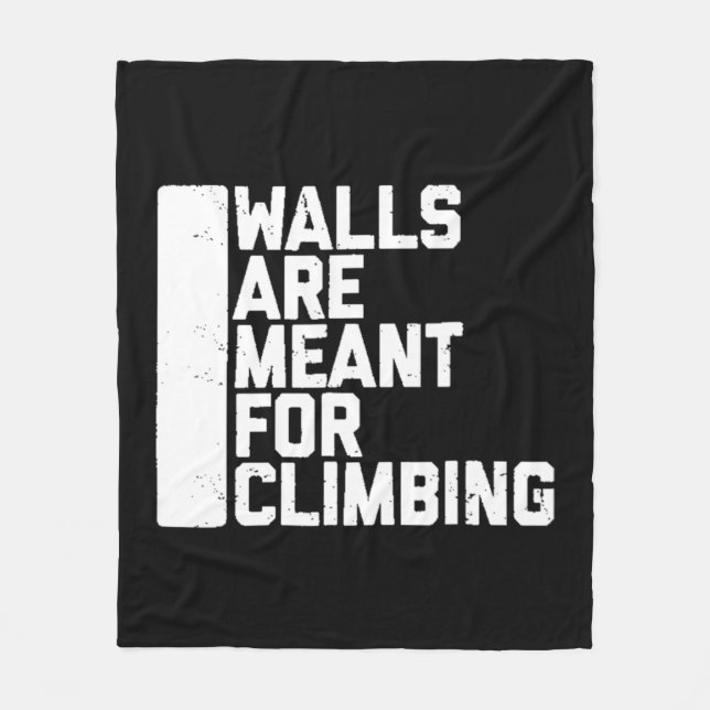 Cobertor De Velo Paredes São Destinadas A Sofrer Boulder (Frente)