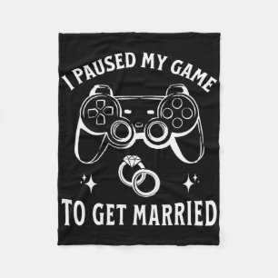 Cobertor De Velo Parei Meu Jogo Para Casar Engraçado Dia De Casamen