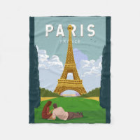 Paris França Retro Viagem Art Vintage