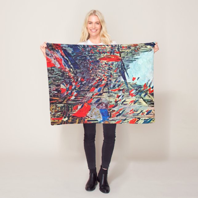 Cobertor De Velo Paris no Dia Nacional, Claude Monet (In Situ)