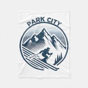 Cobertor De Velo Park City Ski Resort Winter Skiing Utah
