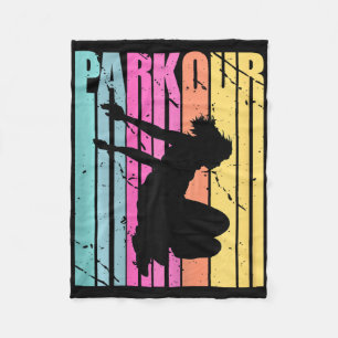 Cobertor De Velo Parque de Parkour de Aniversário Feminino Parkour