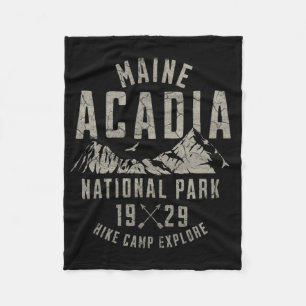 Cobertor De Velo Parque Nacional Acadia Maine Natureza Caminhadas A