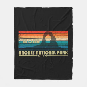 Cobertor De Velo Parque Nacional Arches Vintage Moab Utah