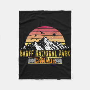 Cobertor De Velo Parque Nacional Banff Alberta Canadá Acampamento C