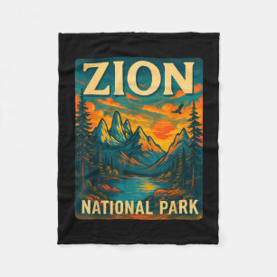 Cobertor De Velo parque nacional de Zion viagem vintage ao ar livre