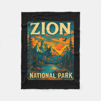 Cobertor De Velo parque nacional de Zion viagem vintage ao ar livre