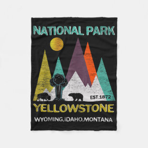 Cobertor De Velo Parque Nacional Yellowstone Wyoming EUA Camping Tr