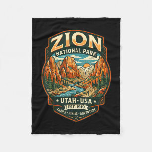 Cobertor De Velo parque nacional zion utah canyon retro passeio