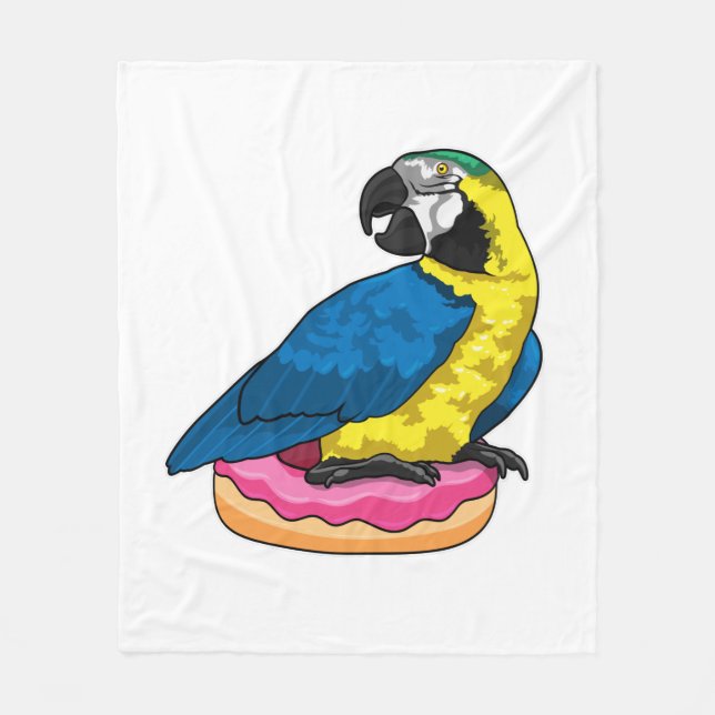 Cobertor De Velo Parrot with Donut (Frente)