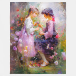 Cobertor De Velo Partilhar Rosas e Amizade