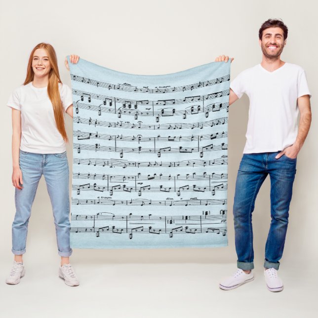 Cobertor De Velo Partitura Azul (In Situ)