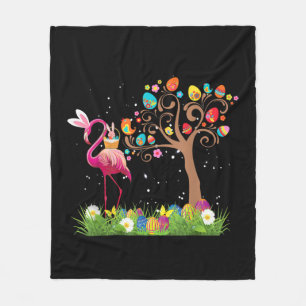 Cobertor De Velo Páscoa Bunny Flamingo 2021   Amantes Flamingo Cuj