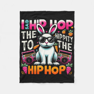 Cobertor De Velo Páscoa Coelhinha Hip Hop Hippity Engraçadas Mulher