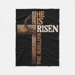 Cobertor De Velo Páscoa Cross Ele Está Riscado Jesus Cristo Homens 