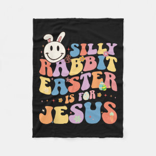 Cobertor De Velo Páscoa De Coelho bobo É Para Jesus Cristo Coelho B