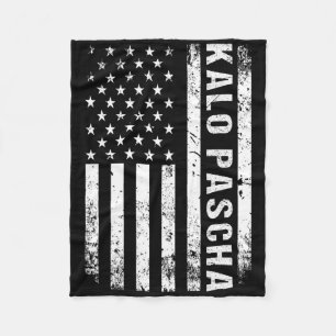 Cobertor De Velo Páscoa Grega Kalo Pascha Retro Estados Unidos Band