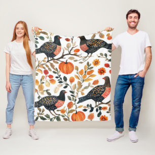 Cobertor De Velo Pássaros Boho Aquarela – Artística Inspiração na N