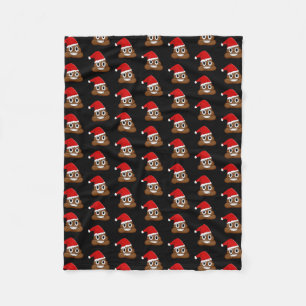 Cobertor De Velo Pasta de Natal emoji Cute Funny