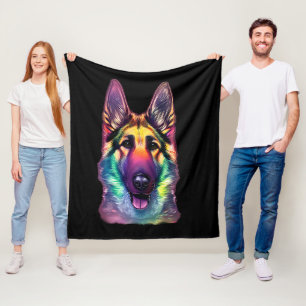 Cobertor De Velo Pastas Bonito para pintura de german shepherd