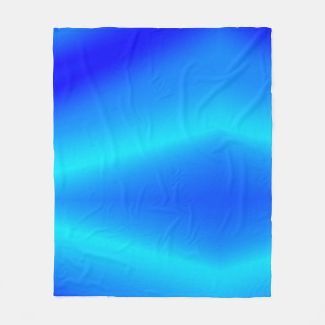 Cobertor De Velo Pastel abstrato de cor azul-ópera ombre (Frente)