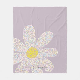 Cobertor De Velo Pastel Daisy