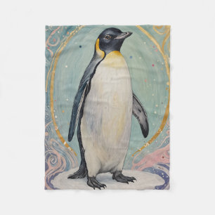 Cobertor De Velo Pastel Penguin mágico