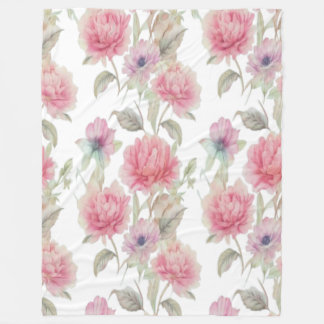 Cobertor De Velo Pastel Petals Fleece Blanket