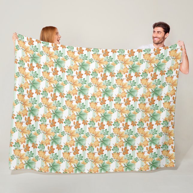 COBERTOR DE VELO PASTEL QUEIMA DE FOLHAS DE OUTONO REFRIGERADAS (In Situ)