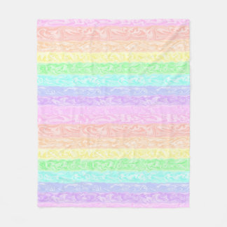 Cobertor De Velo Pastel Rainbow 