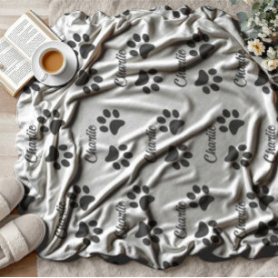 Cobertor De Velo Pata Negra Cura Pet Pover Nome Cozinha