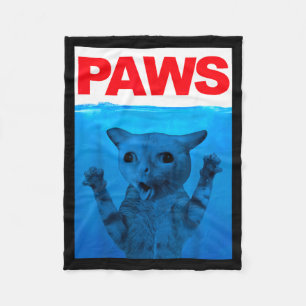 Cobertor De Velo Patas Meme de Gato Humor Amante de Gatos Engraçado