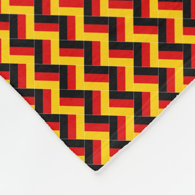 Cobertor De Velo Patchwork Alemanha Flag Pattern (Quina)