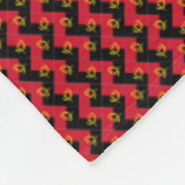 Cobertor De Velo Patchwork Angola Flag Patterno