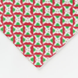 Cobertor De Velo Patchwork Burundi Flag Patterno