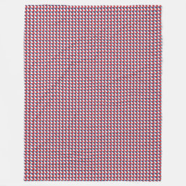 Cobertor De Velo Patchwork Czechia Flag Pattern