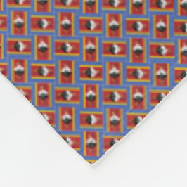 Cobertor De Velo Patchwork Eswatini Flag Patterno