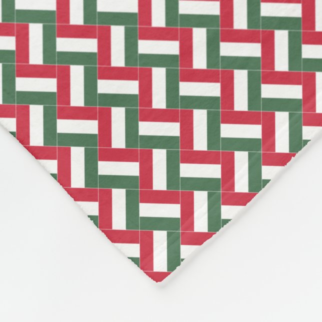 Cobertor De Velo Patchwork Hungary Flag Pattern (Quina)