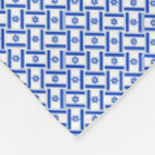 Cobertor De Velo Patchwork Israel Flag Pattern