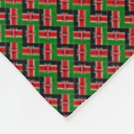 Cobertor De Velo Patchwork Kenya Flag Patterno